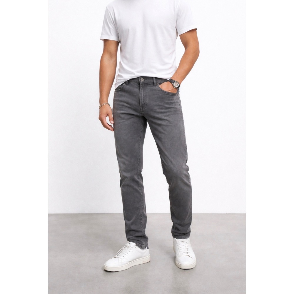 English Laundry Men's Charcoal Gray Twill Straight Leg Pants Size 36x30‎  Grunge